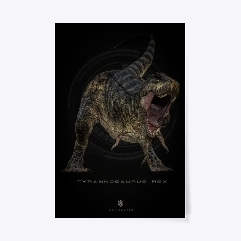 T-Rex Wall Art Poster